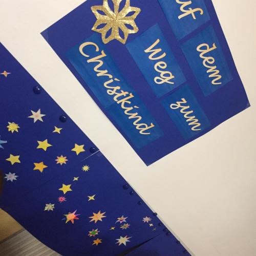 Auf dem Weg zum Christkind