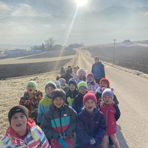 Wanderung zum Klassenbäumchen 2a