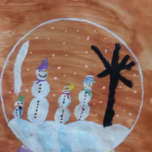 winterkinderkunstwerke