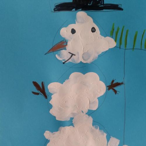 winterkinderkunstwerke