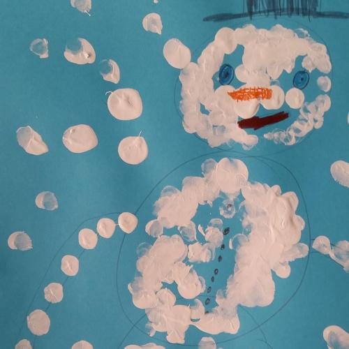 winterkinderkunstwerke